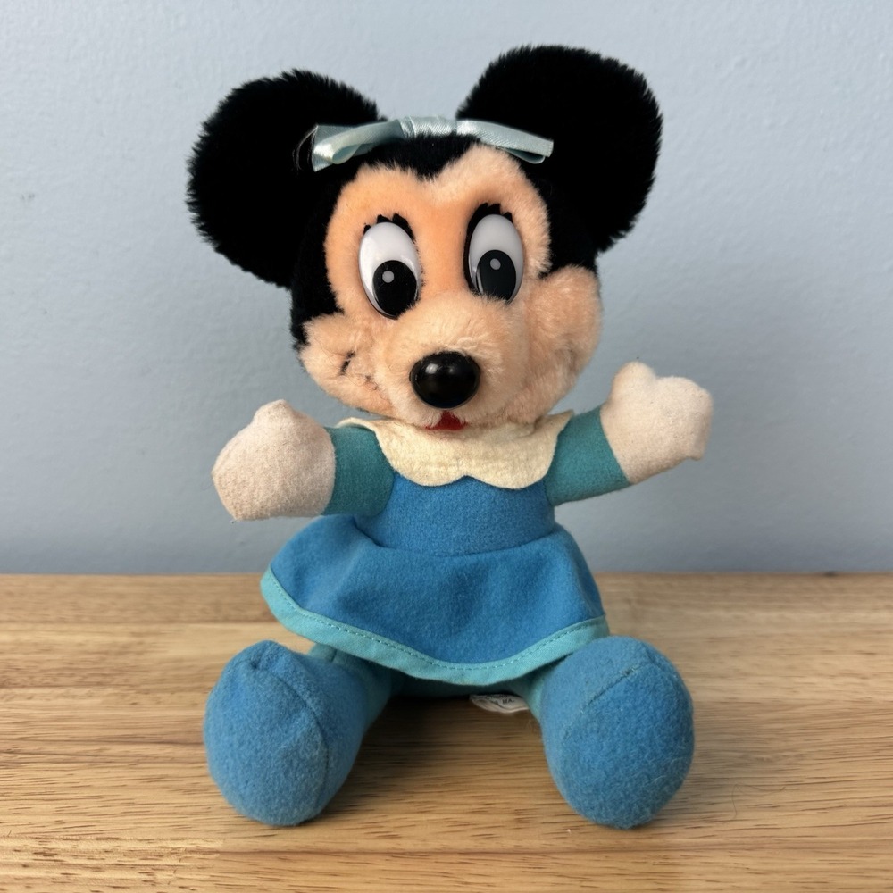 Disney Mickey's Christmas Carol Minnie Mouse Plush Stuffed Animal Vintage‎